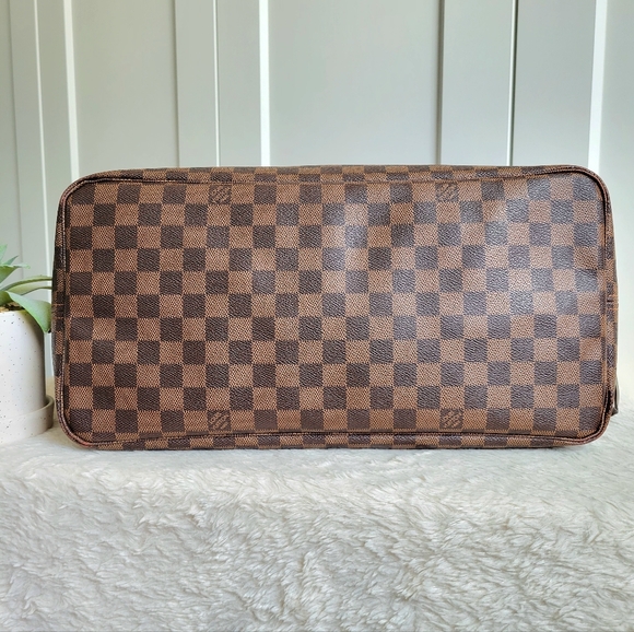 💕CLASSIC Tote Bag Louis Vuitton Neverfull GM Damier Ebene - Picture 15 of 16